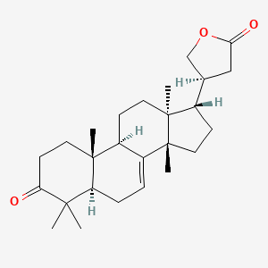 3-Oxo-24,25,26,27-tetranortirucall-7-en-23,21-olide