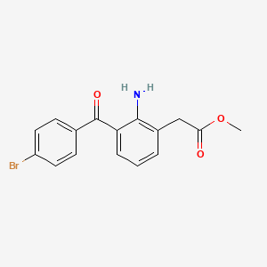 molecular formula C₁₆H₁₄BrNO₃ B1153790 Bromfenac Methyl Ester 