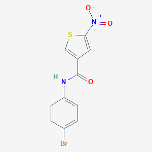 molecular formula C11H7BrN2O3S B115384 N-(4-Bromophenyl)-5-nitro-3-thiophenecarboxamide CAS No. 146795-41-7