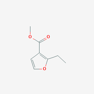 molecular formula C8H10O3 B115389 Methyl 2-ethylfuran-3-carboxylate CAS No. 141764-83-2