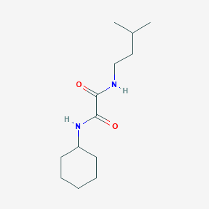 molecular formula C13H24N2O2 B11539020 N-cyclohexyl-N'-(3-methylbutyl)ethanediamide 