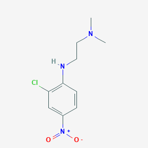 molecular formula C10H14ClN3O2 B11539655 N'-(2-chloro-4-nitrophenyl)-N,N-dimethylethane-1,2-diamine 