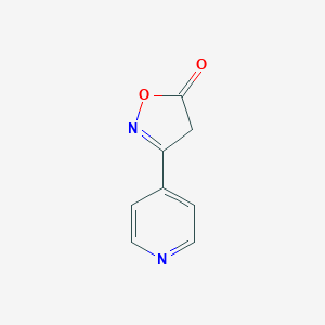 molecular formula C8H6N2O2 B011540 3-(Pyridin-4-yl)isoxazol-5(4H)-one CAS No. 101084-52-0