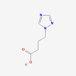 molecular formula C6H9N3O2 B115403 4-(1H-1,2,4-triazol-1-yl)butanoic acid CAS No. 158147-52-5