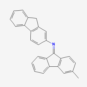 molecular formula C27H19N B11540830 N-[(9E)-3-methyl-9H-fluoren-9-ylidene]-9H-fluoren-2-amine 
