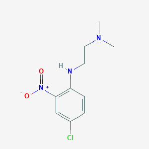 molecular formula C10H14ClN3O2 B11541759 N'-(4-chloro-2-nitrophenyl)-N,N-dimethylethane-1,2-diamine CAS No. 4926-56-1
