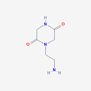 1-(2-Aminoethyl)piperazine-2,5-dione