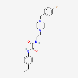molecular formula C23H29BrN4O2 B11542977 N-{2-[4-(4-bromobenzyl)piperazin-1-yl]ethyl}-N'-(4-ethylphenyl)ethanediamide 