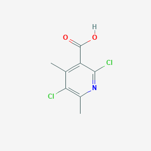 molecular formula C8H7Cl2NO2 B115431 2,5-Dichloro-4,6-dimethylnicotinic acid CAS No. 142266-66-8