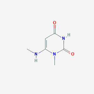 2,4(1H,3H)-Pyrimidinedione, 1-methyl-6-(methylamino)-