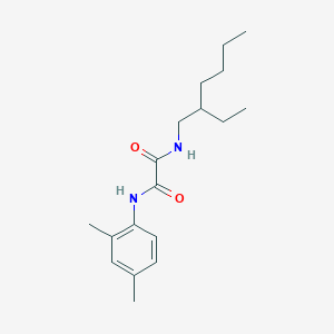 molecular formula C18H28N2O2 B11543834 N-(2,4-dimethylphenyl)-N'-(2-ethylhexyl)ethanediamide 