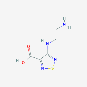 4-((2-Aminoethyl)amino)-1,2,5-thiadiazole-3-carboxylic acid