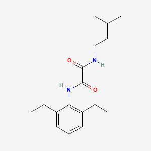 molecular formula C17H26N2O2 B11544130 N-(2,6-diethylphenyl)-N'-(3-methylbutyl)ethanediamide 