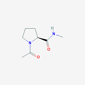 (2S)-1-acetyl-N-methylpyrrolidine-2-carboxamide
