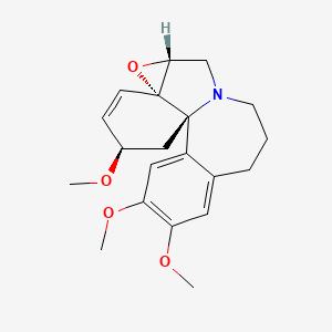molecular formula C20H25NO4 B1154530 3-Epiwilsonine CAS No. 39024-15-2