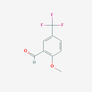 molecular formula C9H7F3O2 B115459 2-Methoxy-5-(trifluoromethyl)benzaldehyde CAS No. 146539-83-5