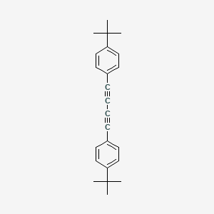 molecular formula C24H26 B11546801 1,1'-Buta-1,3-diyne-1,4-diylbis(4-tert-butylbenzene) 