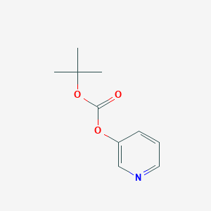 molecular formula C10H13NO3 B115478 Tert-butyl pyridin-3-yl carbonate CAS No. 145530-96-7