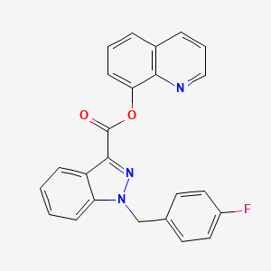 molecular formula C24H16FN3O2 B1154933 Fub-npb-22 
