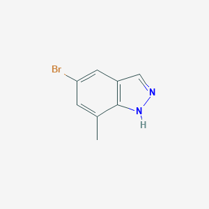 molecular formula C8H7BrN2 B115495 5-bromo-7-methyl-1H-indazole CAS No. 156454-43-2