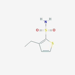 molecular formula C6H9NO2S2 B115502 3-Ethylthiophene-2-sulfonamide CAS No. 142294-58-4