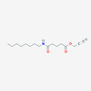 molecular formula C16H27NO3 B11550862 Prop-2-ynyl 5-(octylamino)-5-oxopentanoate 