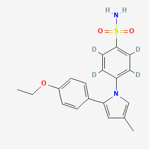 molecular formula C₁₉H₁₆D₄N₂O₃S B1155090 Apricoxib-d4 