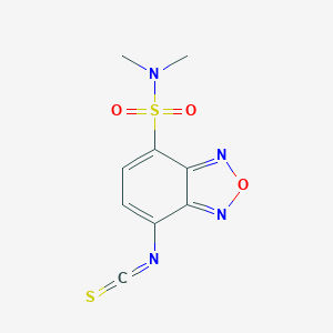molecular formula C9H8N4O3S2 B115512 7-N,N-Dimethylaminosulfonyl-4-(2,1,3-benzoxadiazolyl)isothiocyanate CAS No. 147611-81-2