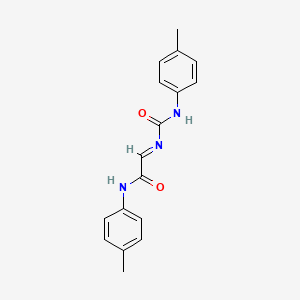 molecular formula C17H17N3O2 B11551237 (2E)-N-(4-methylphenyl)-2-{[(4-methylphenyl)carbamoyl]imino}ethanamide 