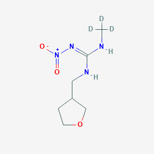molecular formula C₇H₁₁D₃N₄O₃ B1155141 Dinotefuran D3 