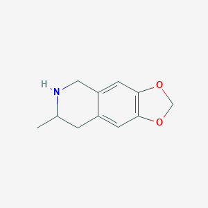 molecular formula C11H13NO2 B115516 7-Methyl-5,6,7,8-tetrahydro-[1,3]dioxolo[4,5-g]isoquinoline CAS No. 151109-51-2