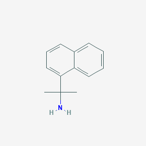 molecular formula C13H15N B115517 2-(Naphthalen-1-YL)propan-2-amine CAS No. 141983-61-1
