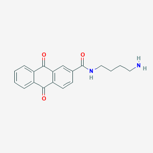 N-(4-Aminobutyl)-9,10-dihydro-9,10-dioxo-2-anthracenecarboxamide