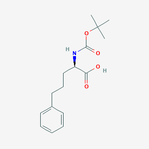 (R)-2-((tert-Butoxycarbonyl)amino)-5-phenylpentanoic acid