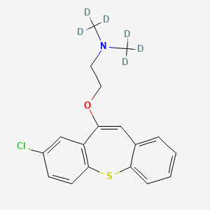 molecular formula C18H18ClNOS B1155410 Zotepine-d6 