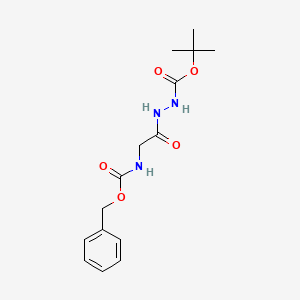 molecular formula C15H21N3O5 B11556394 benzyl N-({N'-[(tert-butoxy)carbonyl]hydrazinecarbonyl}methyl)carbamate 