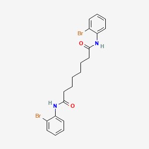 molecular formula C20H22Br2N2O2 B11556670 N,N'-bis(2-bromophenyl)octanediamide 
