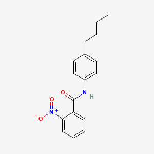 molecular formula C17H18N2O3 B11556687 N-(4-butylphenyl)-2-nitrobenzamide CAS No. 120275-55-0