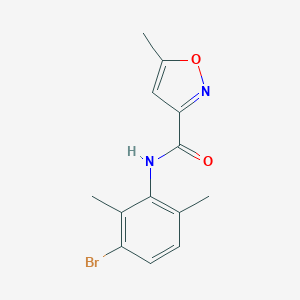 N-(3-bromo-2,6-dimethylphenyl)-5-methyl-1,2-oxazole-3-carboxamide