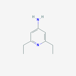 molecular formula C9H14N2 B115571 2,6-Diethylpyridin-4-amine CAS No. 144291-54-3