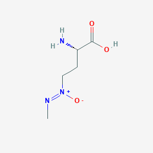 molecular formula C5H11N3O3 B115572 Azoxybacilin CAS No. 157998-96-4