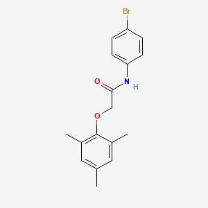 molecular formula C17H18BrNO2 B11557212 N-(4-bromophenyl)-2-(2,4,6-trimethylphenoxy)acetamide 