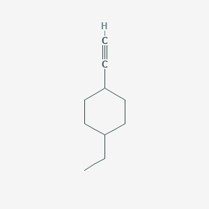 Cyclohexane, 1-ethyl-4-ethynyl-, trans-(9CI)