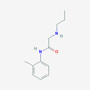 N-(2-methylphenyl)-2-(propylamino)acetamide