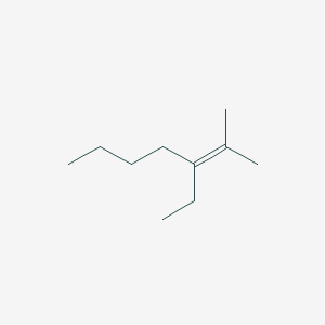 molecular formula C10H20 B011558 3-ethyl-2-methylhept-2-ene CAS No. 19780-61-1