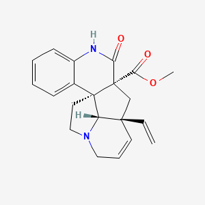 molecular formula C21H22N2O3 B1155811 10-Hydroxyscandine CAS No. 24314-59-8