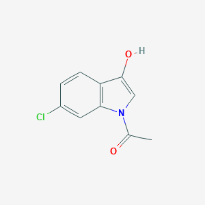 1-(6-Chloro-3-hydroxyindol-1-yl)ethanone