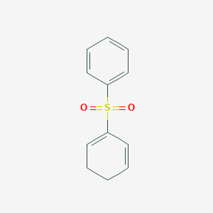 molecular formula C12H12O2S B011560 2-(Phenylsulfonyl)-1,3-cyclohexadiene CAS No. 102860-22-0