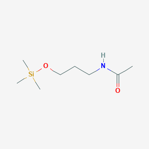 molecular formula C8H19NO2Si B115600 N-(3-trimethylsilyloxypropyl)acetamide CAS No. 151750-93-5