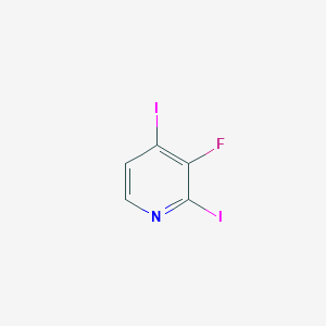 molecular formula C5H2FI2N B115617 3-Fluoro-2,4-diiodopyridine CAS No. 153035-06-4